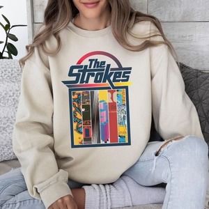 The Strokes Sweatshirt The Strokes Sweater Classic Rock Gift Music Lovers